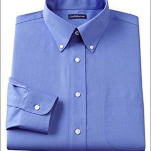 Croft&Barrow men’s blue classic fit dress shirt